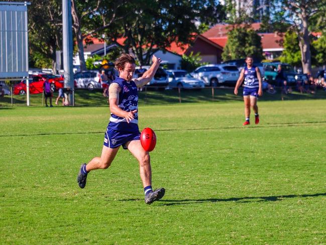 Broadbeach Cats player Nic Burton. Picture credit: Travis Johnson.