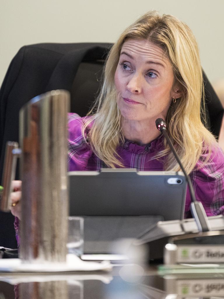 Deputy mayor Rebecca Vonhoff during an ordinary meeting of council, Tuesday, May 28, 2024. Picture: Kevin Farmer