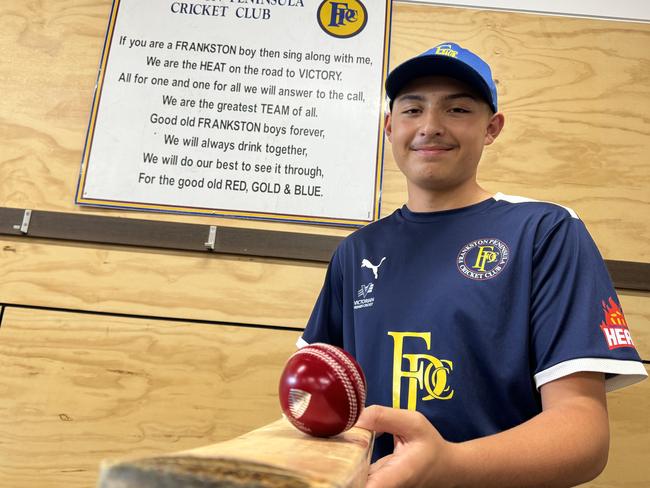 Noah Langham has scored seven centuries before the age of 15.