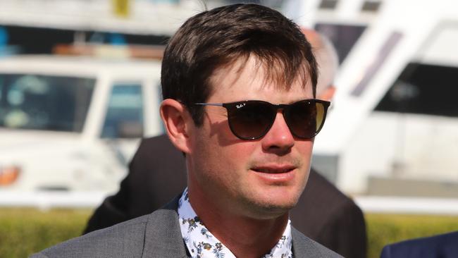 Trainer Clint Lundholm has dropped Blackadder back in grade and the horse should figure prominently. Picture: Grant Guy