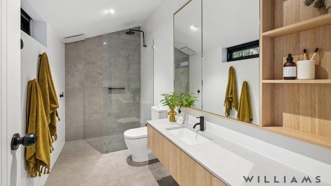 The site was transformed into “a more traditional home” by her stepmother and later bought by Palmer. Picture: Williams Real Estate/realestate.com.au