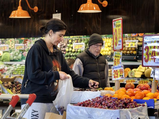 MELBOURNE, AUSTRALIA - NewsWire Photos MAY 11, 2022:  Shoppers at South Melbourne Market. Generic, Stock Image, Cost of Living.Picture: NCA NewsWire / DAVID GERAGHTY