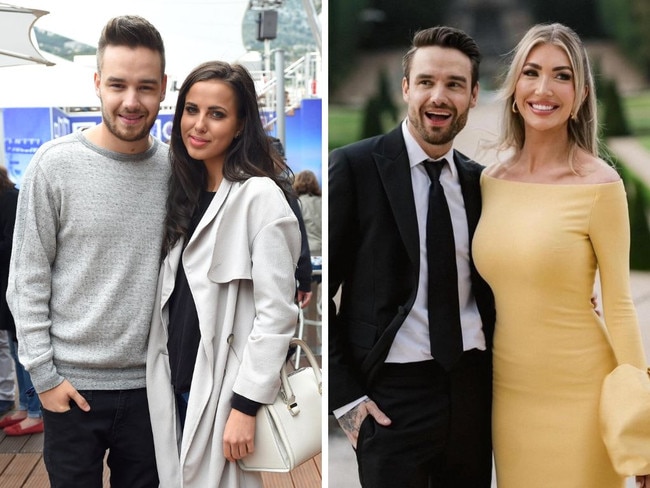 Liam Payne's ex-girlfriend Sophia Smith (pictured right) has got engaged two months after his death. Pictures: Getty, Instagram