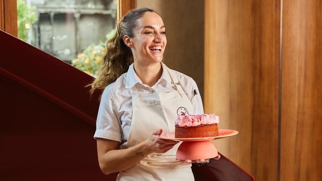 Head Pastry Chef, Rhiann Mead pictured at Sol, one of the four new Etymon venues at North Sydney's new dining precinct.