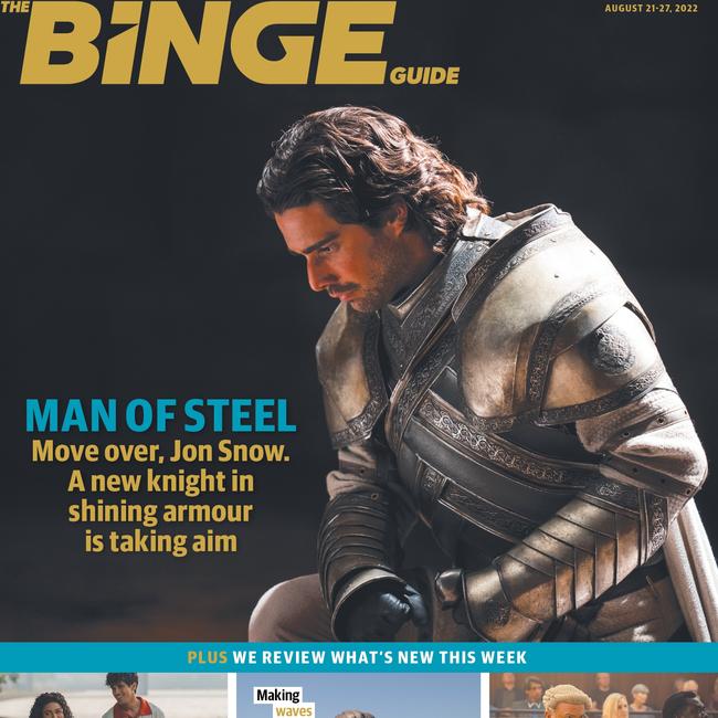 Fabien Frankel stars on the cover of this Sunday’s issue of <i>The Binge Guide</i>. Picture: HBO