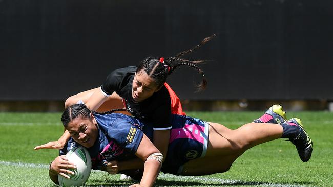 Kirwan State High v Mabel Park. Mabel Park, Malaela Sua. Picture: Shae Beplate.