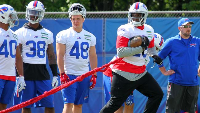 That sled isn’t the only extra weight Karlos Williams is carrying.