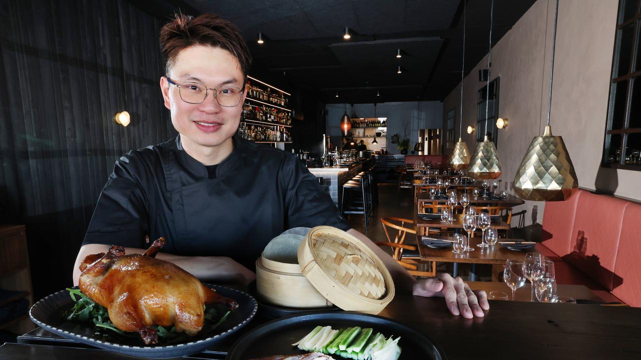 Head Chef Sebastian Tan with some of his delicious creations at Baby Mama in Nobby Beach. Picture: Glenn Hampson.