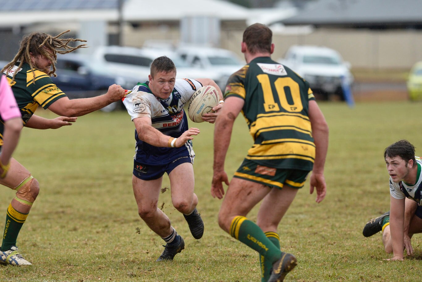 Robert Taylor of Brothers against Wattles in TRL Premiership round nine rugby league at Glenholme Park, Sunday, June 2, 2019. Picture: Kevin Farmer