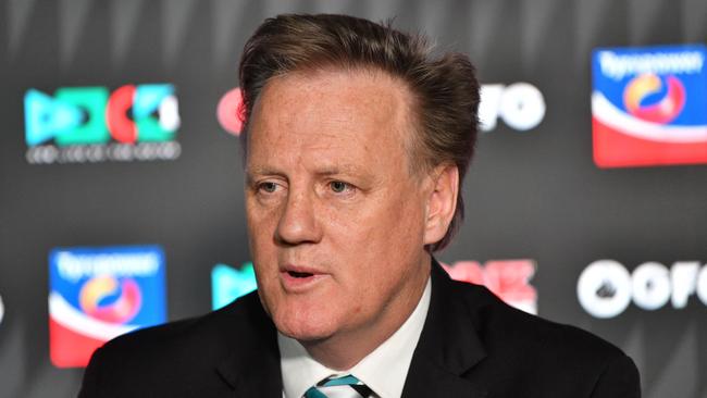 Port chief executive Keith Thomas called Ken Hinkley an “outstanding coach” on Monday when he confirmed the club would stick with him for 2020. Picture: AAP/David Mariuz