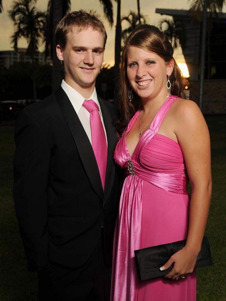 Patrick Anderson and Anthea Hillier at the Palmerston High School 2010 formal at SkyCity Casino.