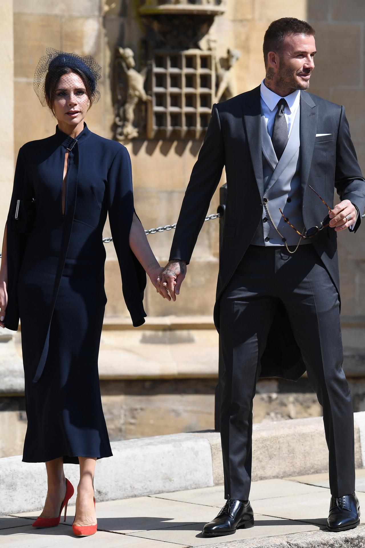 Victoria and David Beckham Royal Wedding Outfits Competition