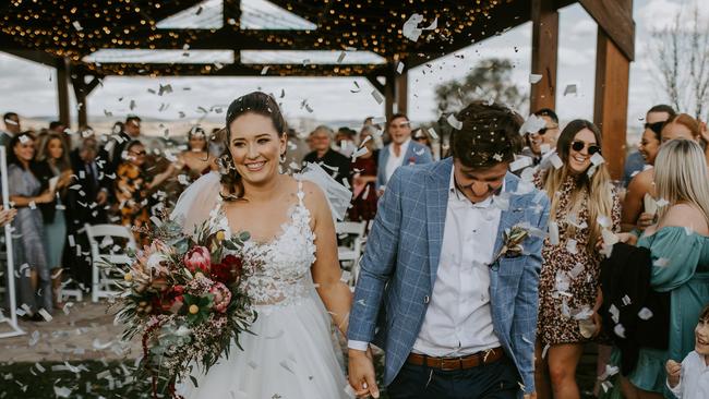 Wedding of Laura and Mark Sullivan. Picture: Renee Mulcahy Photography