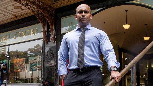 Ankit Thangasamy outside the Downing Centre District Court. Picture: Liam Mendes