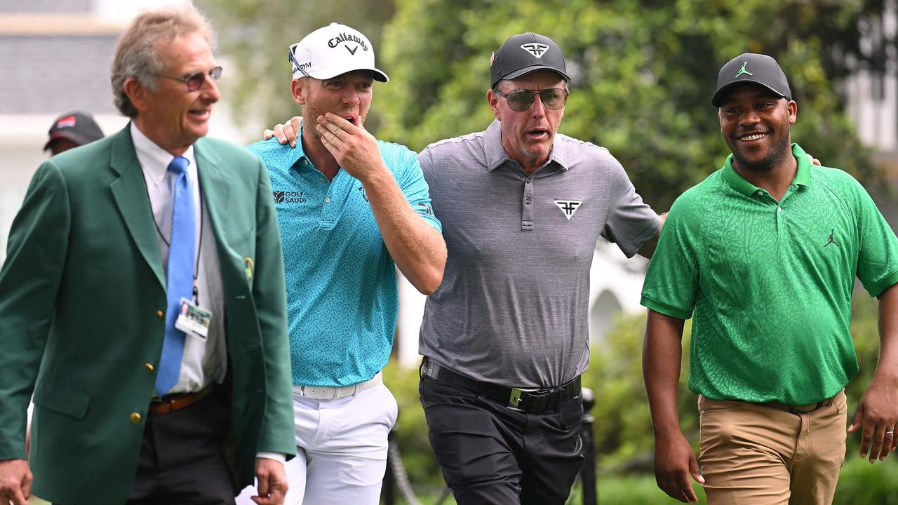 Phil Mickelson is back at the Masters. Picture: AFP Images