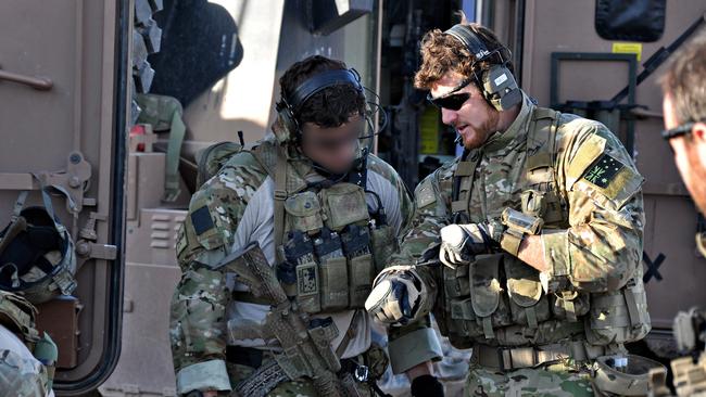 Ben Roberts-Smith with the Special Operations Task Group, prepares to deploy to the Shah Wali Kot Offensive. Picture: Department of Defence