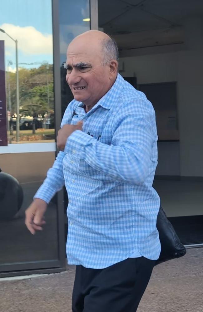 Territory Property Group managing director Ross Anthony Finocchiaro appeared before Darwin Local Court judge on Monday charged with interfering with authorised activities in June 2023. Â Picture: Zizi Averill