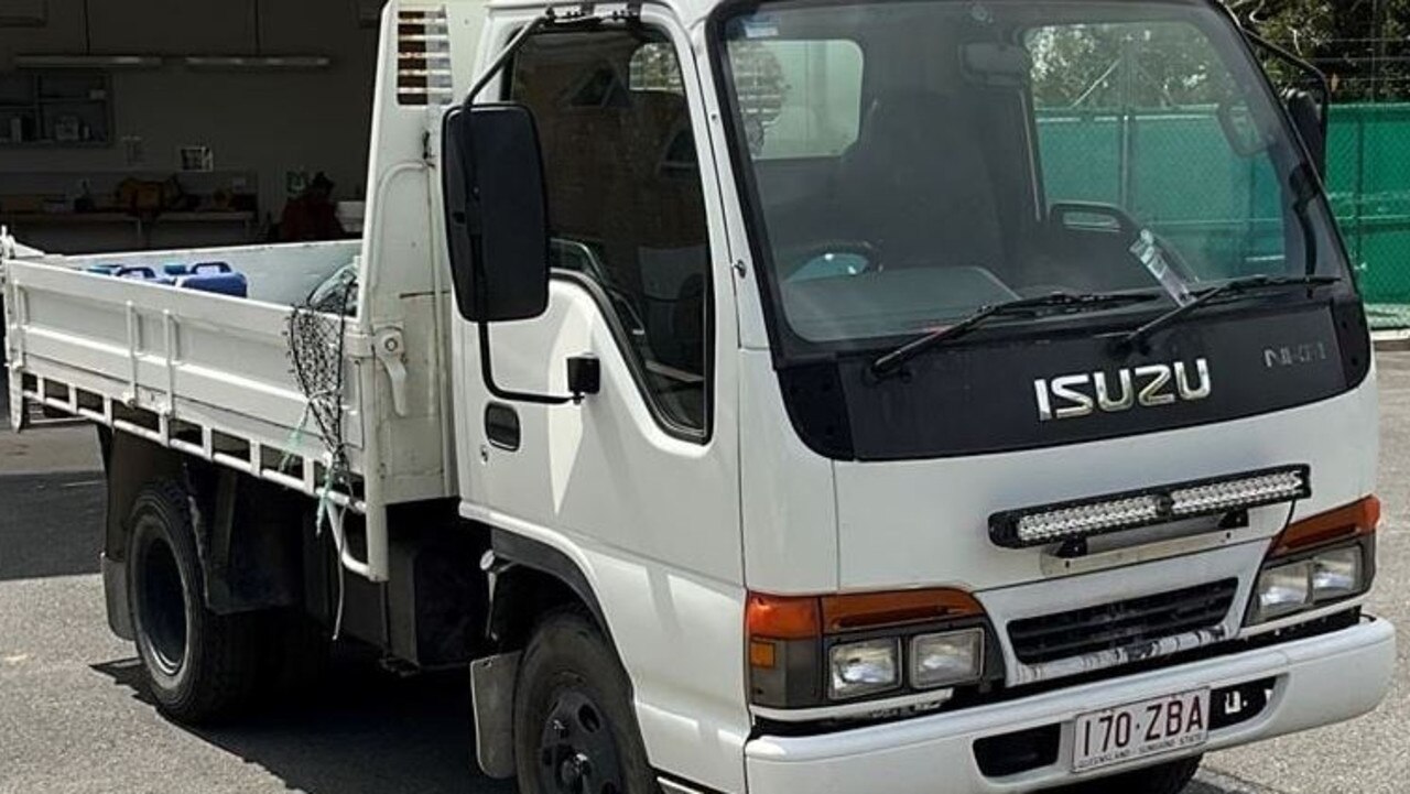 Police have issued images of a truck as they investigate the suspicious death of a woman on Bribie Island.