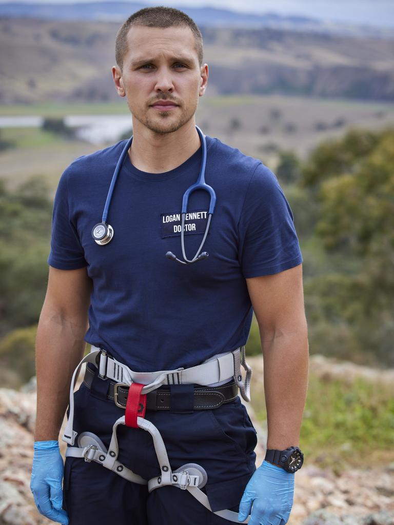 Actor Harley Bonner as Dr Logan Bennett on Home and Away. Picture: Supplied