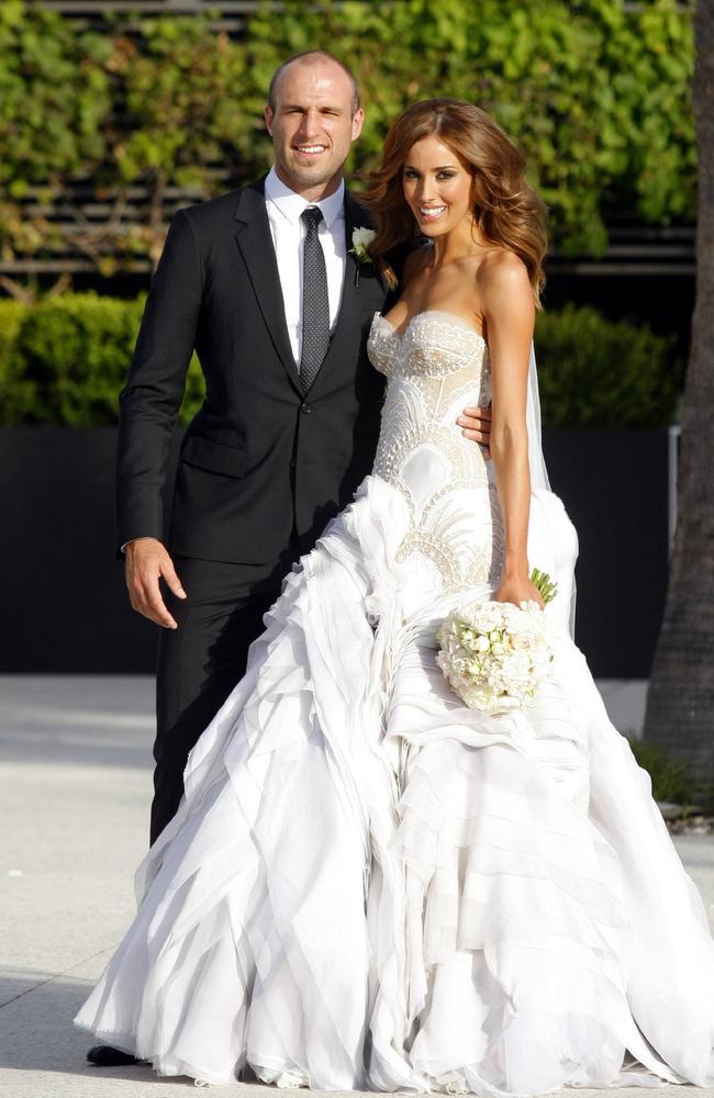 Chris and Rebecca Judd on their wedding day in 2010.