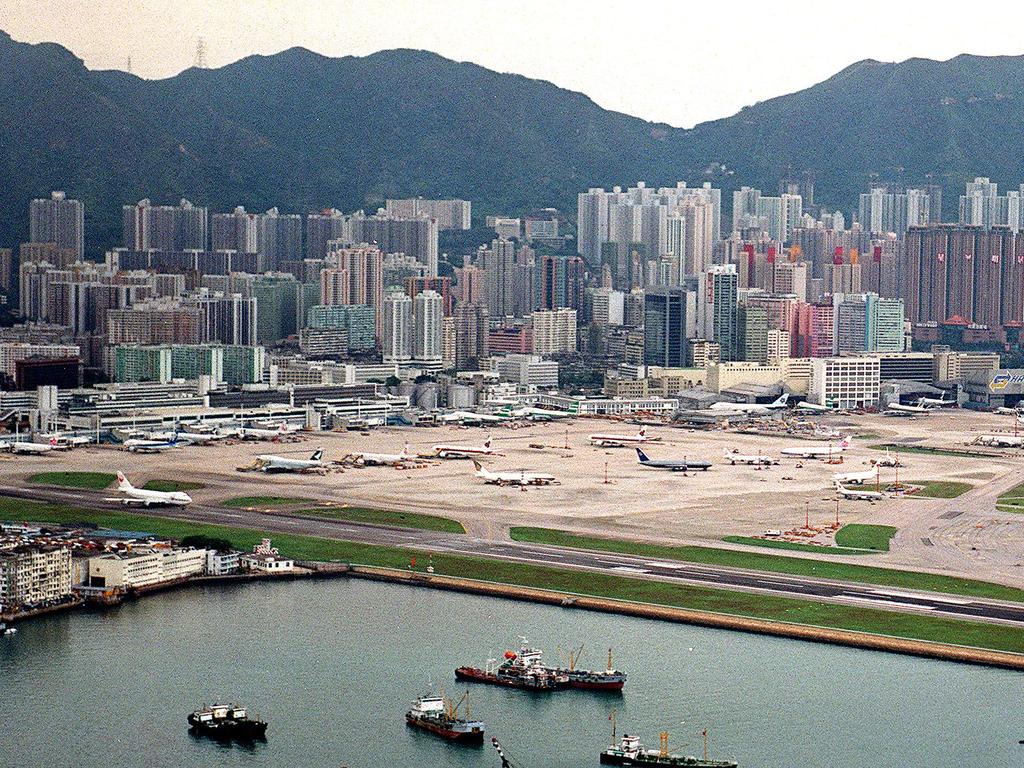 Hong Kong's Kai Tak International Airport had one of the most ‘trickiest’ landing strips – Runway 13. Picture: Michel Porro / AFP