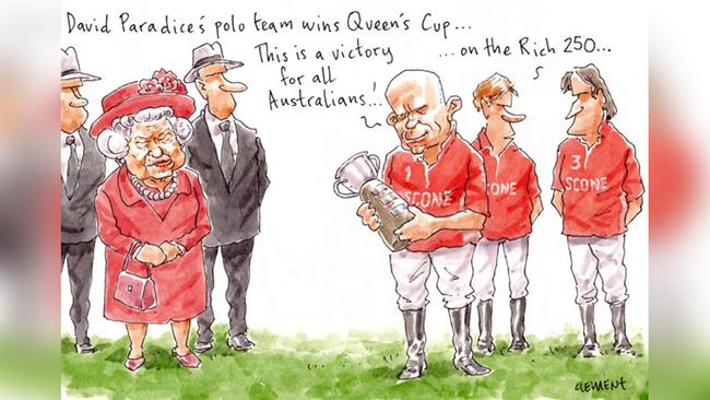 Cartoon: Rod Clement.
