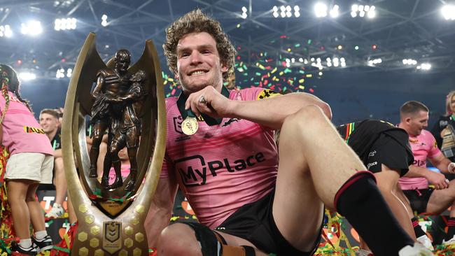 Liam Martin was awarded the Clive Churchill Medal for man of the match in the decider. Picture: Getty Images