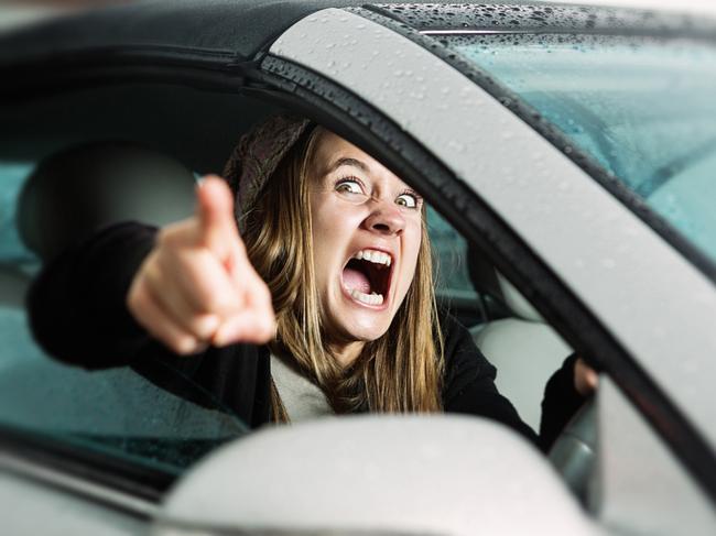 Angry drivers are a common sight on Melbourne roads.