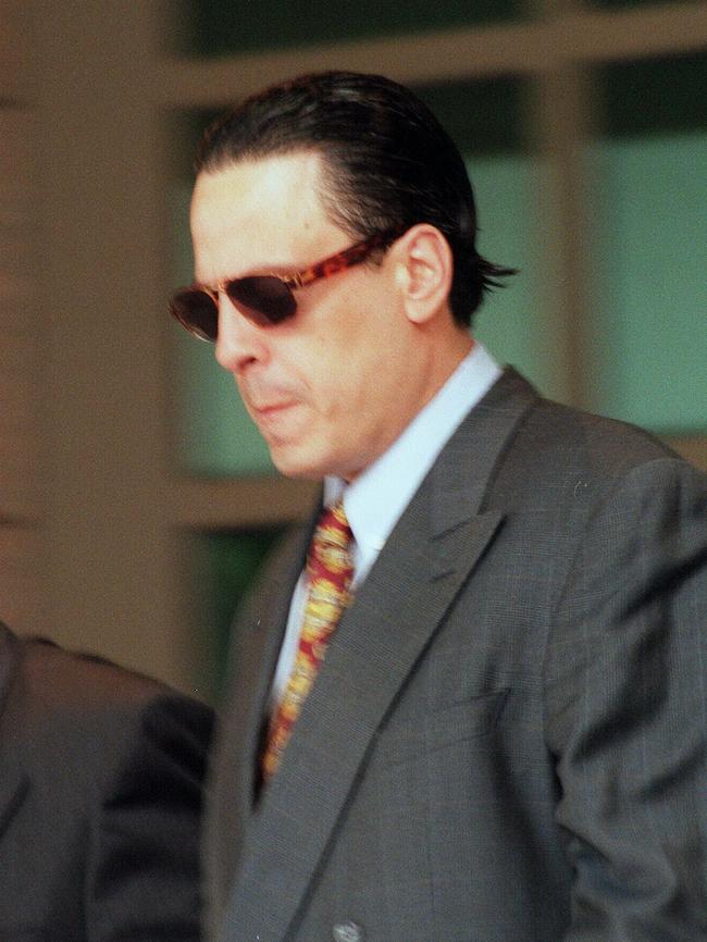 Alphonse Gangitano at Melbourne Magistrates’ Court.