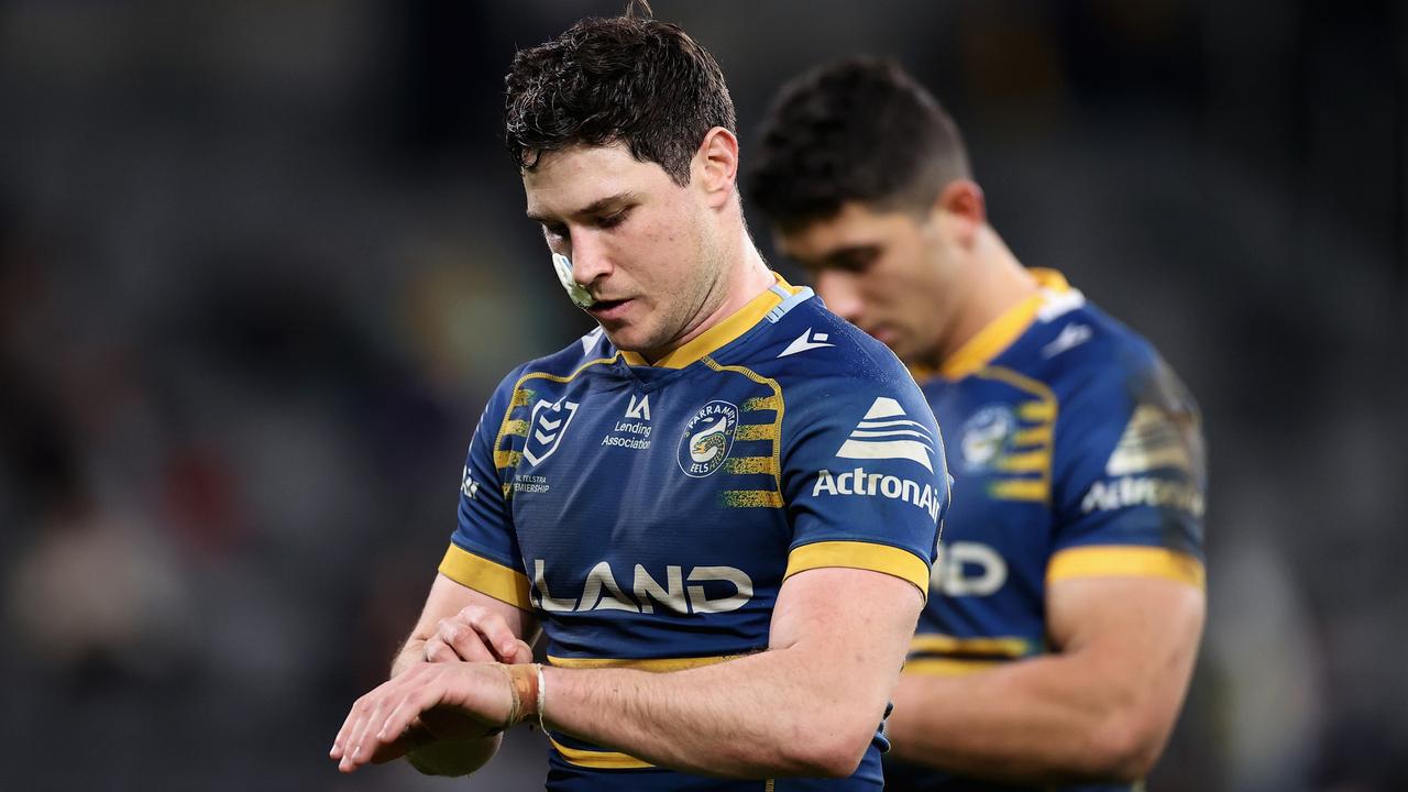 The Eels are set to lose Mitch Moses for a month. Photo by Cameron Spencer/Getty Images