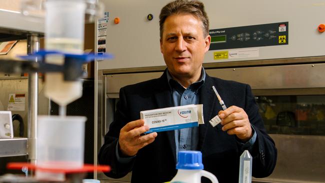 Professor Nikolai Petrovsky will be the first researcher in Australia to trial a COVID-19 vaccine in humans. Picture: Morgan Sette