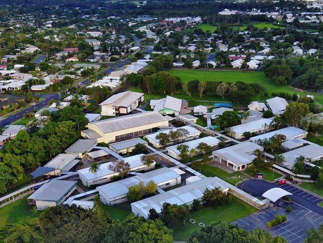 Aerial view of Whitfield State School. Cairns Post School Captains 2018