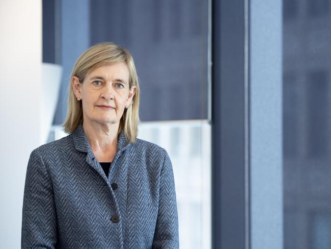 SYDNEY, AUSTRALIA -  NewsWirePhotos - Tuesday, 22 October 2024:A portrait of ASIC Deputy Chair Sarah Court. The corporate regulator ASIC provides an update on the step it has taken of suing QBE Insurance for allegedly misleading customers about the value of discounts offered on certain general insurance products. Picture: NewsWire / Monique Harmer