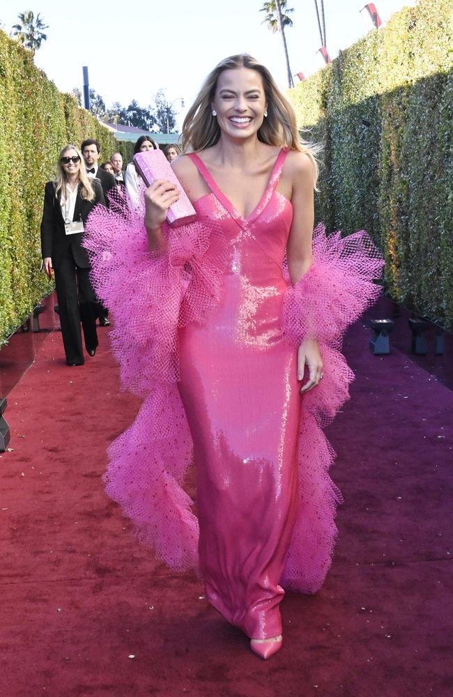 Margot Robbie’s Barbie didn’t land as many Golden Globe awards as expected. Picture: Getty Images