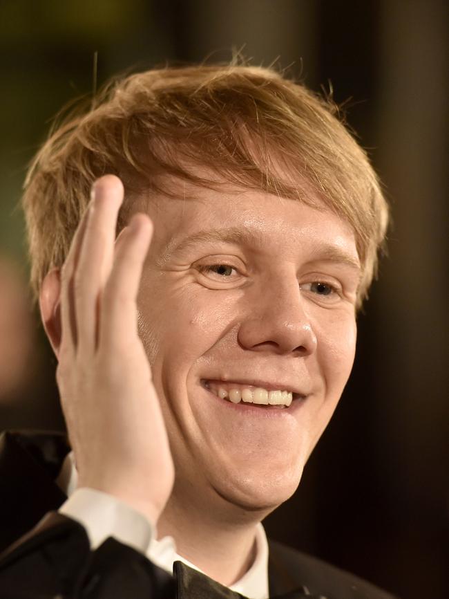 Comedian Josh Thomas at the 2016 Logie Awards. Picture: Jason Edwards