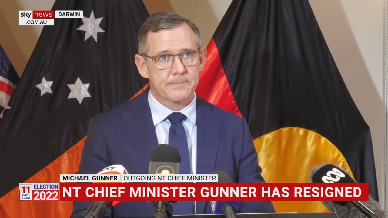 'Thank you for giving me a go': Outgoing NT Chief Minister makes farewell speech