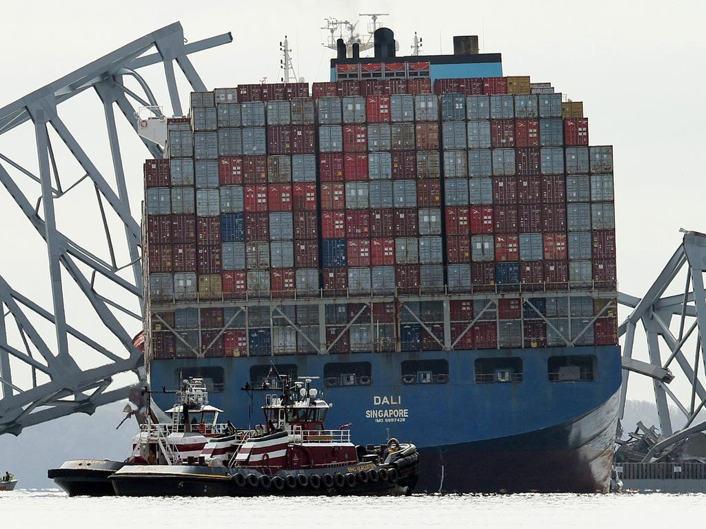 Officials said eight people were on the bridge when it collapsed. Picture: Getty/AFP