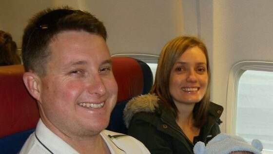 Senior Constable Brett Forte with wife and fellow police officer Susan Forte.Picture: Facebook