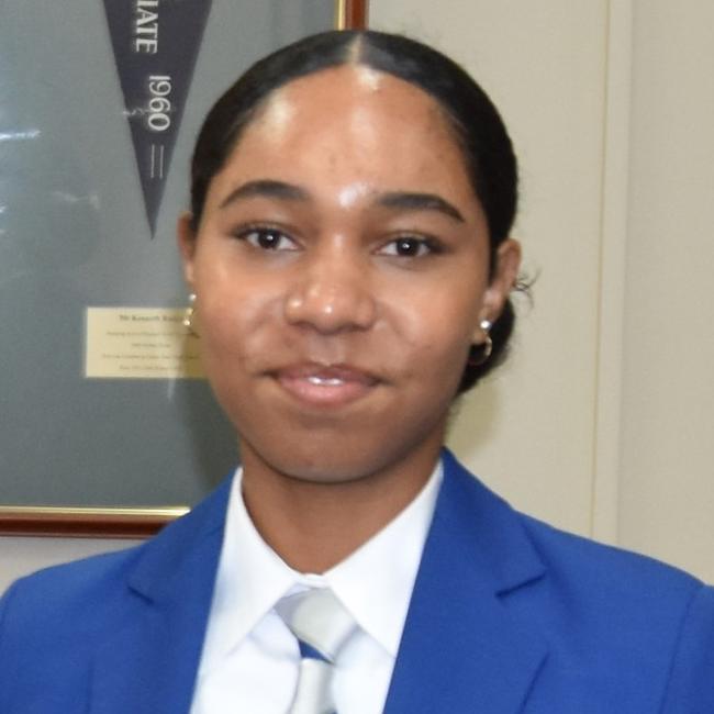 Monica Dixon, captain at Cairns State High School. Photo: Supplied