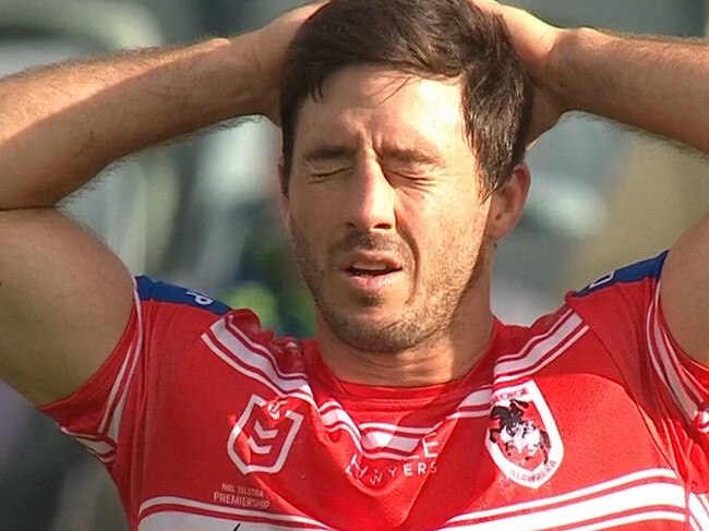 You can never say Ben Hunt doesn't care. Photo: Fox Sports