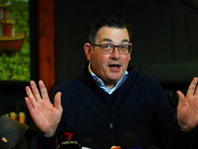 MELBOURNE AUSTRALIA - NewsWire Photos JULY 21, 2023: Victorian Premier Dan Andrews is seen during a press conference in Mannerim. Picture: NCA NewsWire / Luis Enrique Ascui