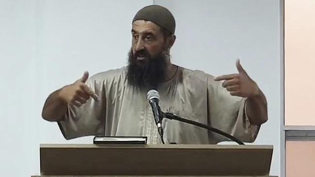 ‘Brother Muhammad’ delivers a sermon calling for a Muslim army at Sydney's Al Madina Dawah Centre on December 15. Picture: YouTube