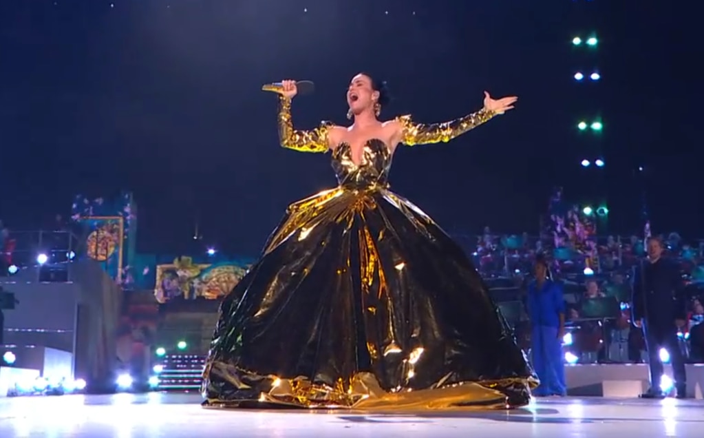 Katy Perry seized her coronation moment.