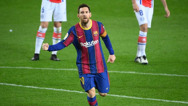 Messi said he would have liked to return to Barcelona. Photo by LLUIS GENE / AFP