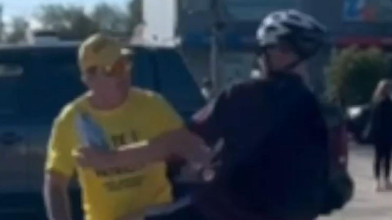Shock violence hits early voting booth
