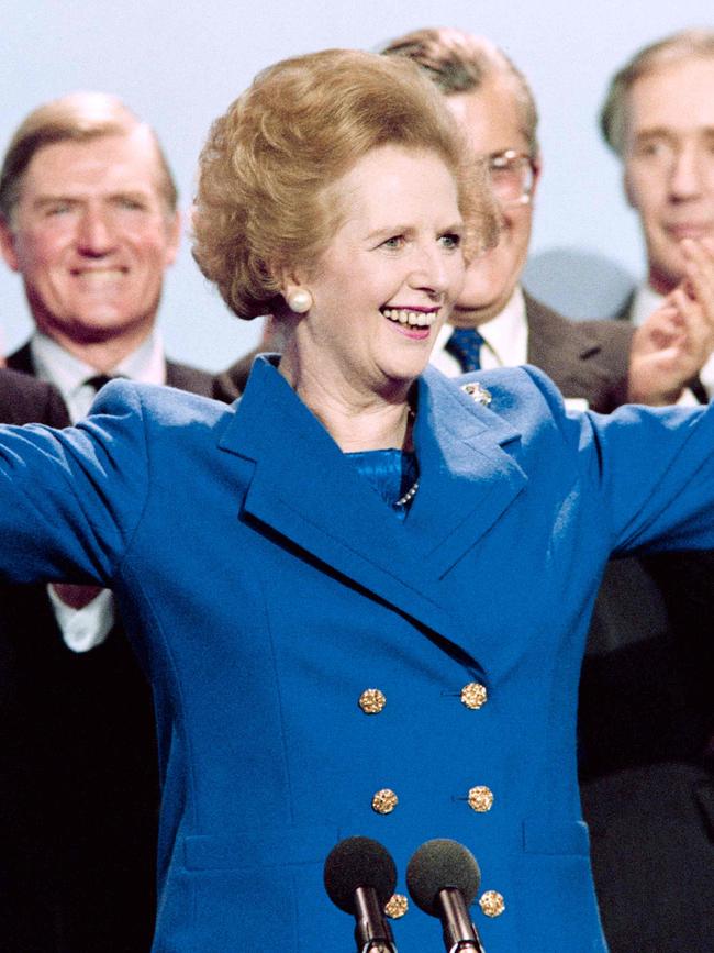 And so did Margaret Thatcher. Picture: Johnny Eggitt/AFP