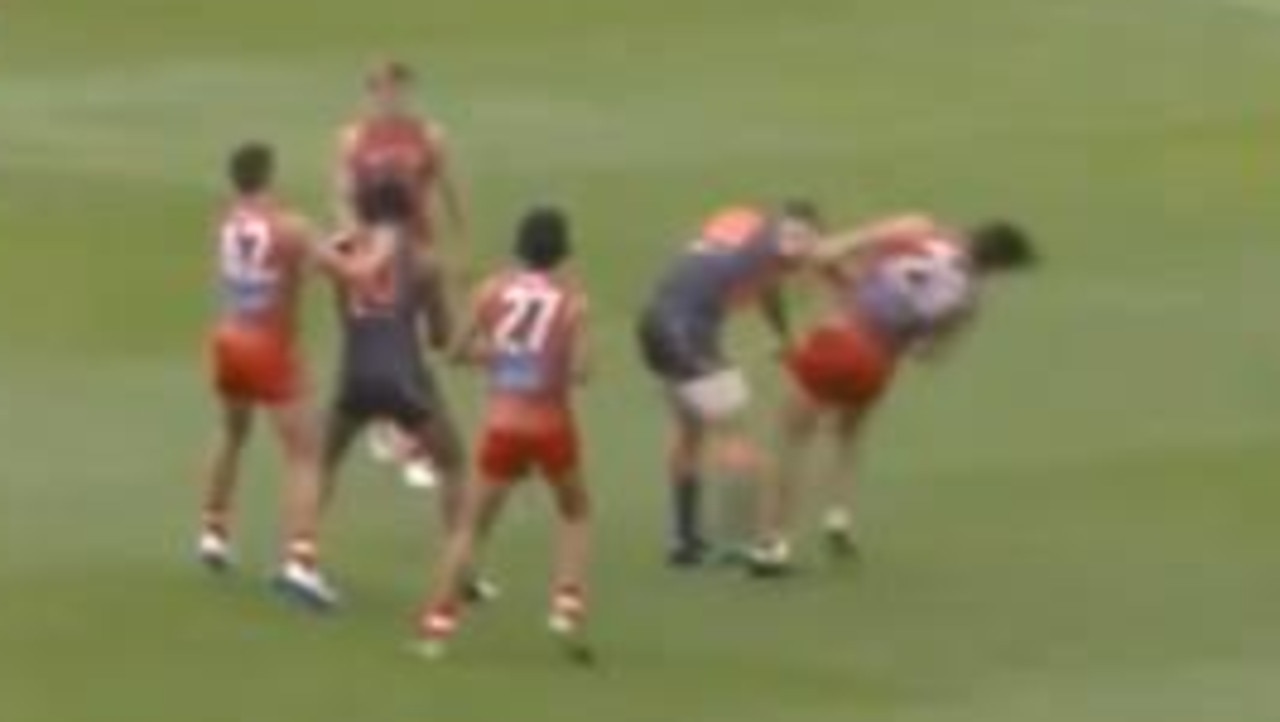 Shane Mumford could be in trouble for this incident.