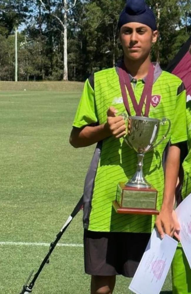 Sandgate-Redcliffe cricketer Lakshdeep Singh.