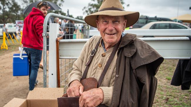 Nigel Hodge, 85. has been on the gate at the Buchan Cup for 63 years. Picture: Jason Edwards