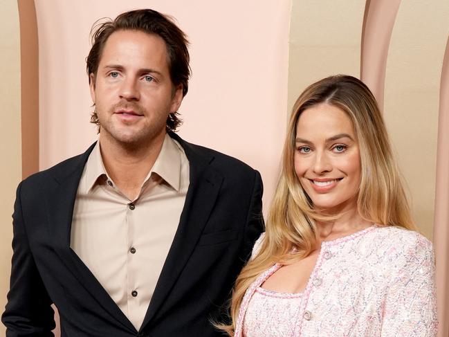 Tom Ackerley says he and wife Margot Robbie are rarely apart. Picture: AFP
